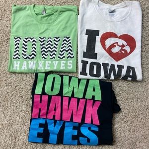 Iowa Hawkeye T-shirt bundle